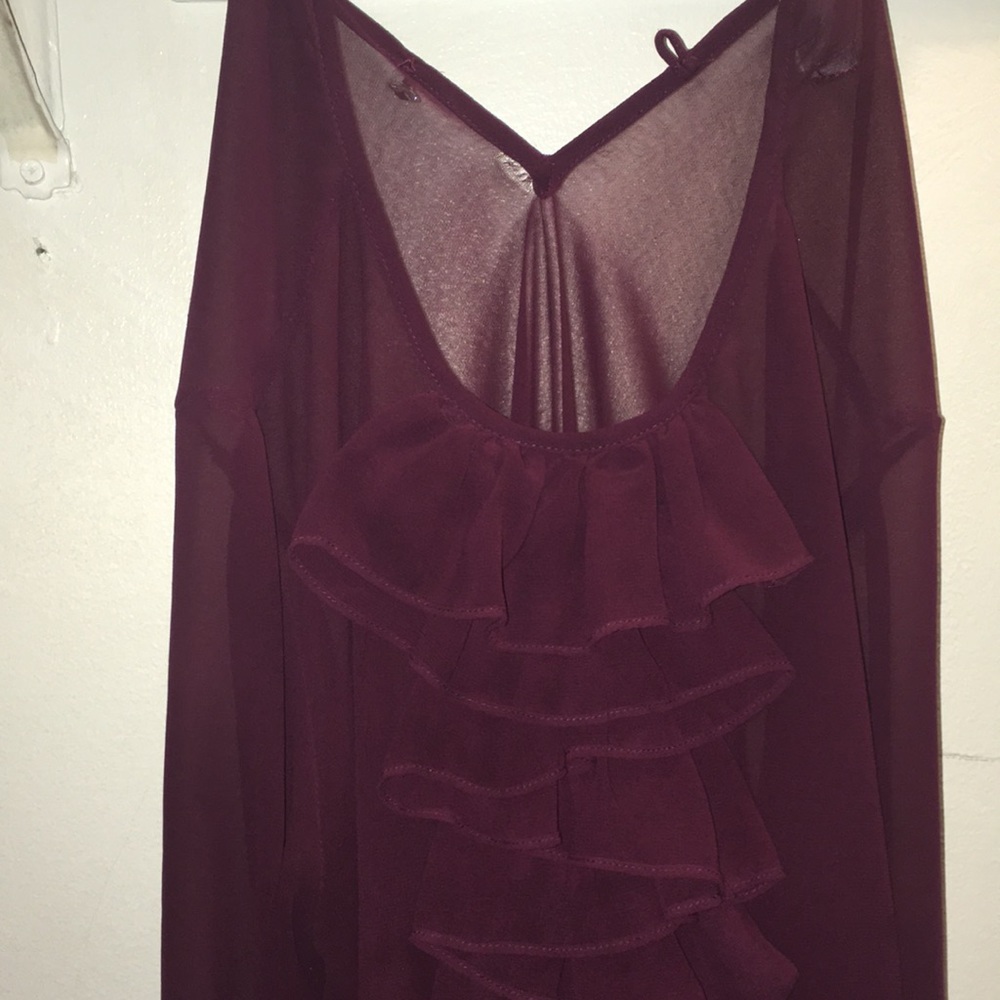 Purple dress shirt